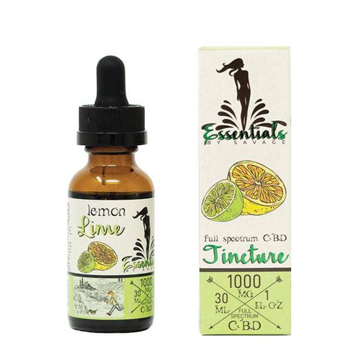 Lemon Lime Full Spectrum CBD Tincture by Savage CBD