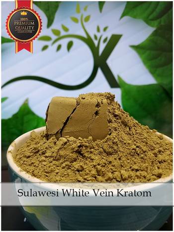 Authentic Kratom Sulawesi White Vein Kratom