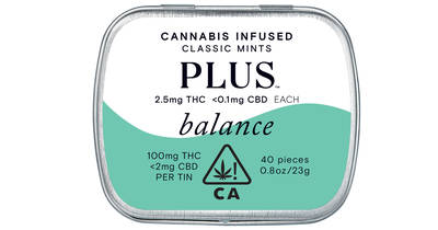 PLUS Cannabis-Infused Classic Mints